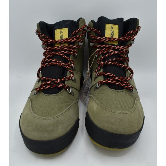 Adidas Outdoor Men Size 8 Terrex Snowpitch COLD.RDY Insulated Green Hiking Boots main image 11